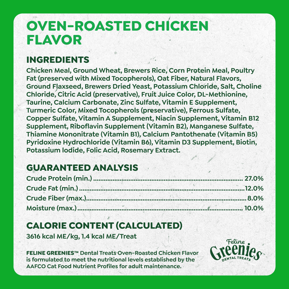 Greenies Chicken 21oz for Cats