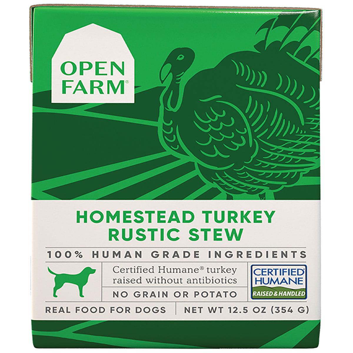 Open Farm Turkey Stew 12.5oz Case for Dogs
