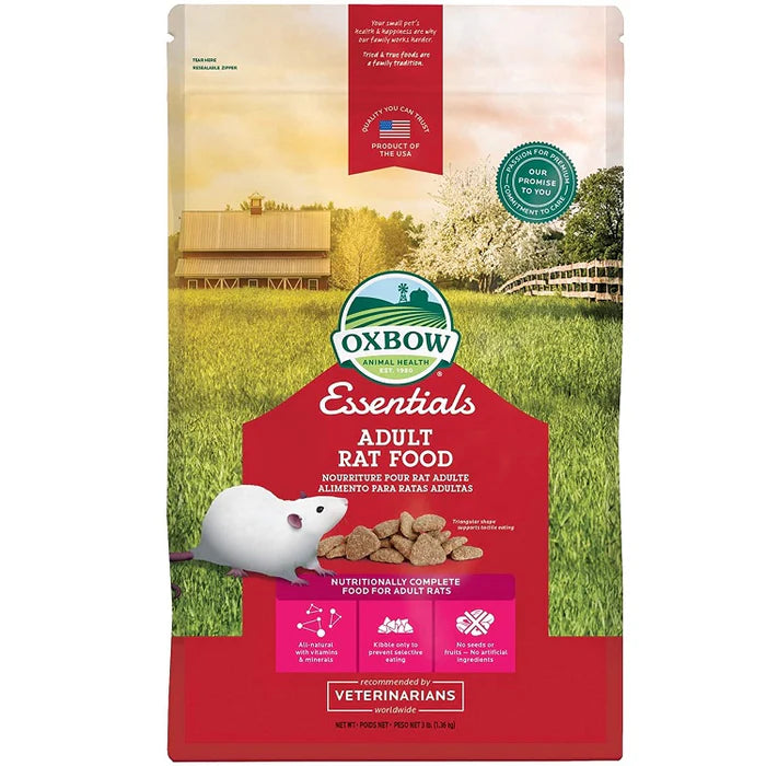 Oxbow Essentials Adult Rat Food 3lbs