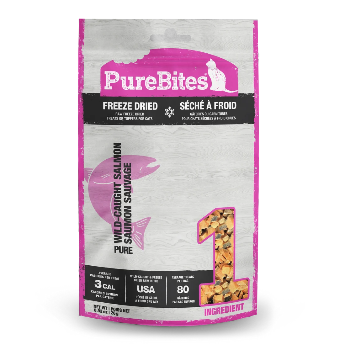 PureBites Salmon 0.92oz for Cats