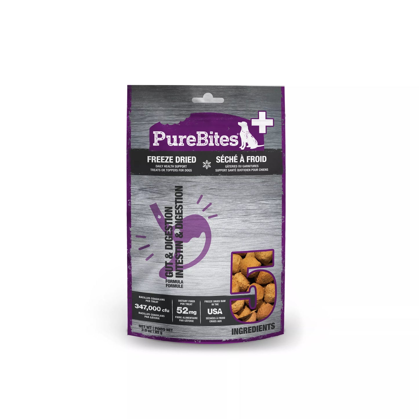PureBites Plus Freeze Dried Gut & Digestion for Dogs