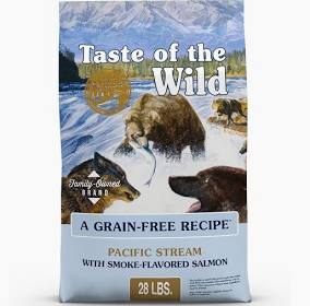 Taste of the Wild Pacific Stream 28lbs for Dogs
