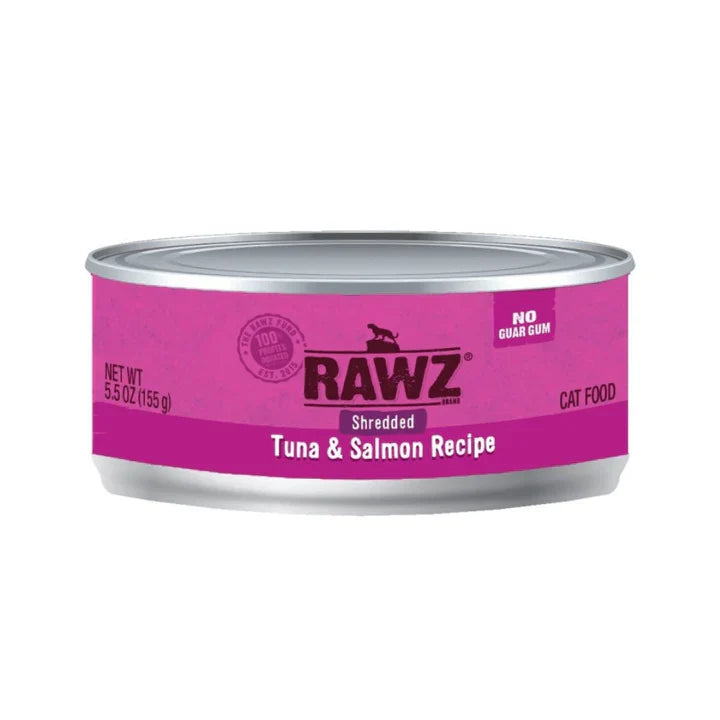 Rawz Shredded Tuna & Salmon 5.5oz for Cats