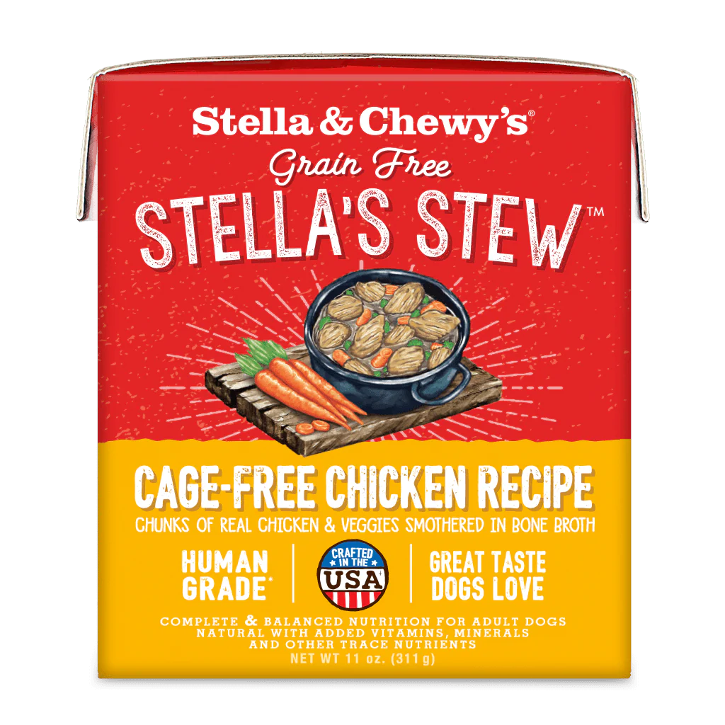 Stella & Chewy's Stew Grain Free Chicken 11oz Case for Dogs