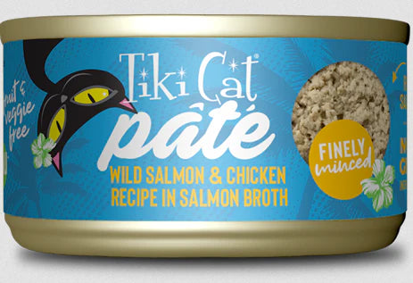 Tiki Cat Pate Luau Chicken & Salmon Case 2.8oz