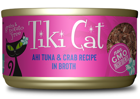 Tiki Cat Hana Grill Tuna Crab 2.8oz for Cats