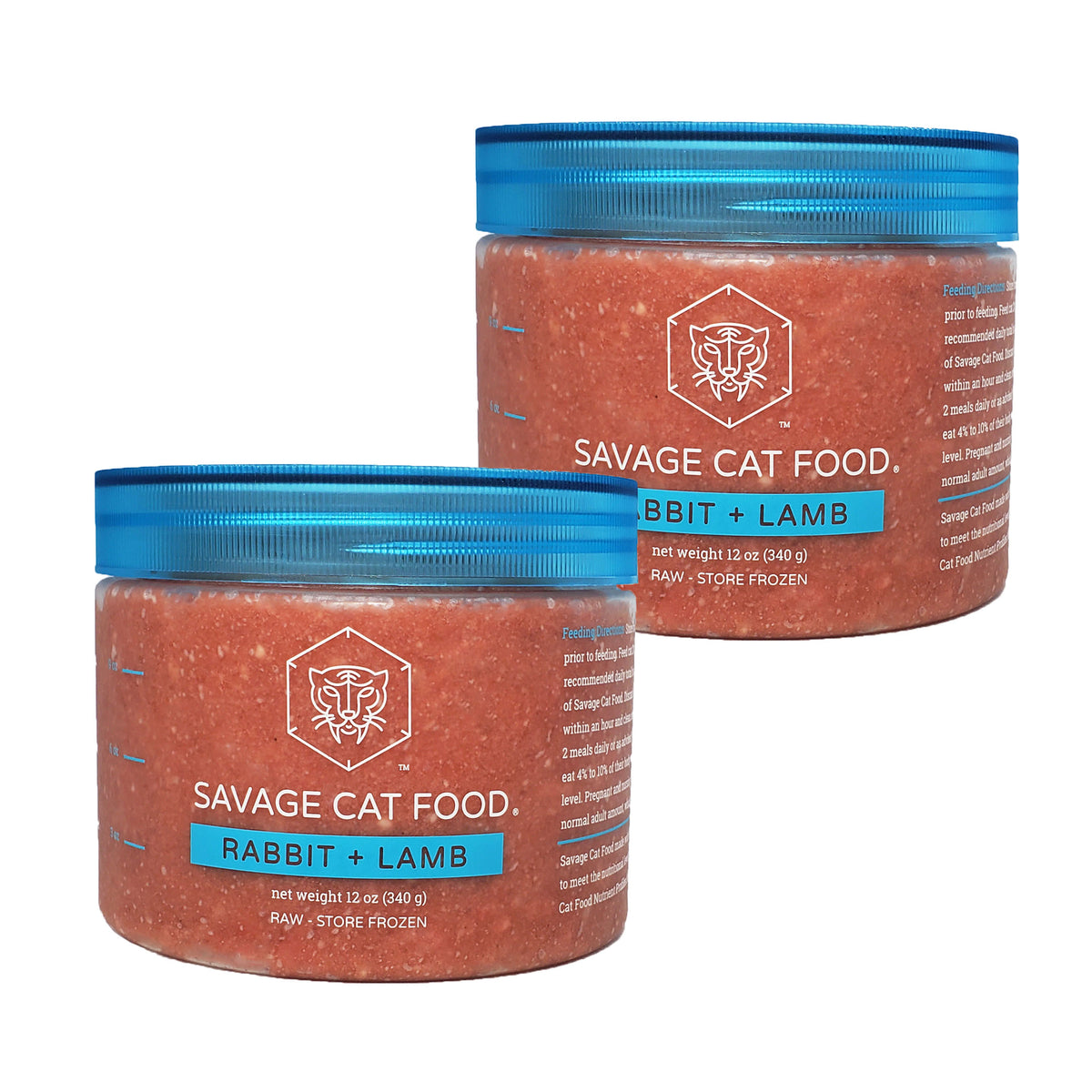 Savage Rabbit Lamb 12oz for Cats