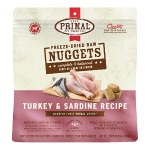 Primal Dog Freeze-Dried Turkey & Sardine #6 K9
