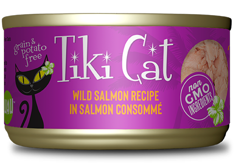 Tiki Cat Hanalei Luau Salmon 2.8oz for Cats